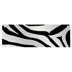 White Tiger Skin Banner And Sign 6  X 2  by Ket1n9