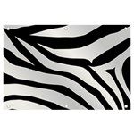 White Tiger Skin Banner and Sign 6  x 4  Front