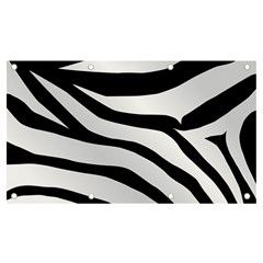 White Tiger Skin Banner And Sign 7  X 4  by Ket1n9