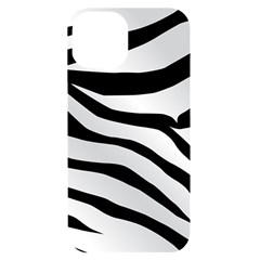 White Tiger Skin Iphone 14 Black Uv Print Case by Ket1n9