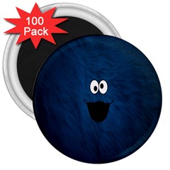 Funny Face 3  Magnets (100 Pack) by Ket1n9