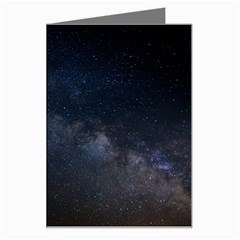 Cosmos Dark Hd Wallpaper Milky Way Greeting Card