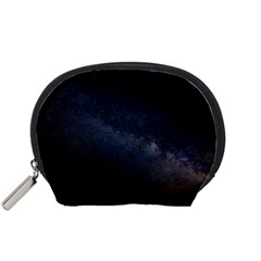 Cosmos Dark Hd Wallpaper Milky Way Accessory Pouch (small) by Ket1n9