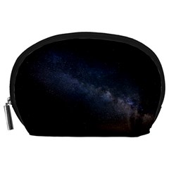 Cosmos Dark Hd Wallpaper Milky Way Accessory Pouch (large) by Ket1n9