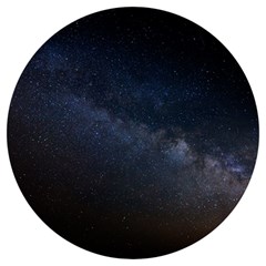 Cosmos Dark Hd Wallpaper Milky Way Round Trivet by Ket1n9