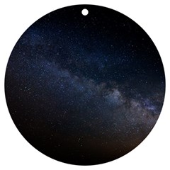 Cosmos Dark Hd Wallpaper Milky Way Uv Print Acrylic Ornament Round by Ket1n9