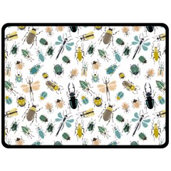 Insect Animal Pattern Two Sides Fleece Blanket (large) by Ket1n9