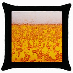 Beer Alcohol Drink Drinks Throw Pillow Case (black) by Ket1n9