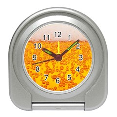 Beer Alcohol Drink Drinks Travel Alarm Clock by Ket1n9