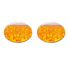 Beer Alcohol Drink Drinks Cufflinks (oval) by Ket1n9