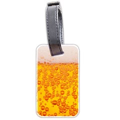 Beer Alcohol Drink Drinks Luggage Tag (two Sides) by Ket1n9