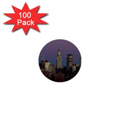 Skyline City Manhattan New York 1  Mini Buttons (100 Pack)  by Ket1n9