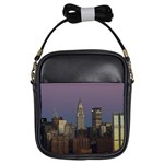 Skyline City Manhattan New York Girls Sling Bag Front