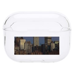 Skyline City Manhattan New York Hard Pc Airpods Pro Case by Ket1n9