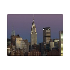 Skyline City Manhattan New York Premium Plush Fleece Blanket (mini) by Ket1n9