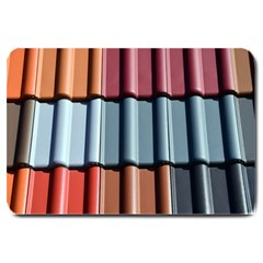 Shingle Roof Shingles Roofing Tile Large Doormat by Ket1n9