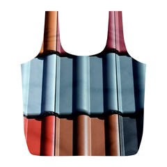 Shingle Roof Shingles Roofing Tile Full Print Recycle Bag (l) by Ket1n9