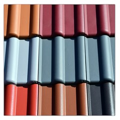 Shingle Roof Shingles Roofing Tile Square Satin Scarf (36  X 36 ) by Ket1n9