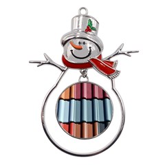 Shingle Roof Shingles Roofing Tile Metal Snowman Ornament