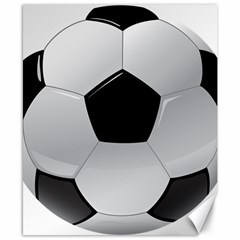 Soccer Ball Canvas 8  X 10  by Ket1n9