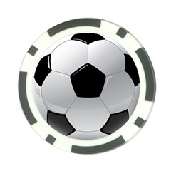 Soccer Ball Poker Chip Card Guard (10 Pack) by Ket1n9