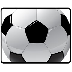 Soccer Ball Fleece Blanket (medium) by Ket1n9