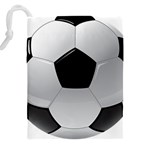 Soccer Ball Drawstring Pouch (4XL) Back