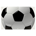 Soccer Ball Banner and Sign 6  x 4  Front