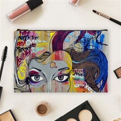 Graffiti Mural Street Art Painting Cosmetic Bag (large) by Ket1n9