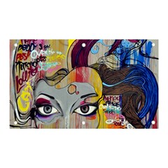 Graffiti Mural Street Art Painting Banner And Sign 5  X 3  by Ket1n9