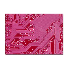 Pink Circuit Pattern Sticker A4 (100 Pack) by Ket1n9