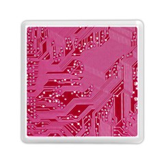 Pink Circuit Pattern Memory Card Reader (square) by Ket1n9