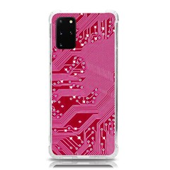 Pink Circuit Pattern Samsung Galaxy S20plus 6 7 Inch Tpu Uv Case by Ket1n9