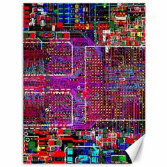 Technology Circuit Board Layout Pattern Canvas 36  X 48  by Ket1n9