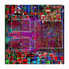 Technology Circuit Board Layout Pattern Medium Glasses Cloth (2 Sides) by Ket1n9