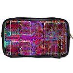 Technology Circuit Board Layout Pattern Toiletries Bag (Two Sides) Front