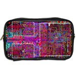 Technology Circuit Board Layout Pattern Toiletries Bag (Two Sides) Back