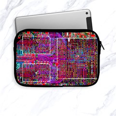 Technology Circuit Board Layout Pattern Apple Ipad Mini Zipper Cases by Ket1n9