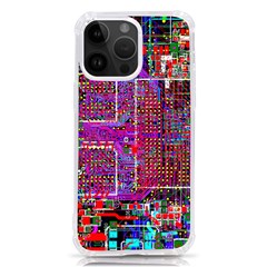 Technology Circuit Board Layout Pattern Iphone 14 Pro Max Tpu Uv Print Case by Ket1n9