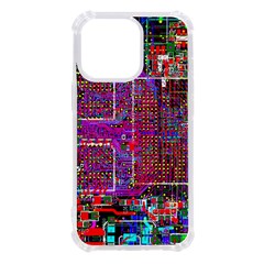 Technology Circuit Board Layout Pattern Iphone 13 Pro Tpu Uv Print Case by Ket1n9