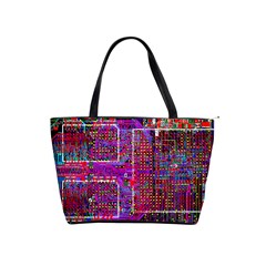 Technology Circuit Board Layout Pattern Classic Shoulder Handbag by Ket1n9