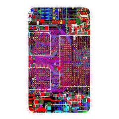 Technology Circuit Board Layout Pattern Memory Card Reader (rectangular) by Ket1n9