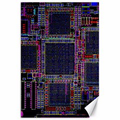 Cad Technology Circuit Board Layout Pattern Canvas 20  X 30  by Ket1n9