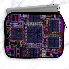 Cad Technology Circuit Board Layout Pattern Apple Ipad 2/3/4 Zipper Cases by Ket1n9