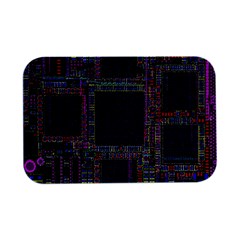 Cad Technology Circuit Board Layout Pattern Open Lid Metal Box (silver)   by Ket1n9