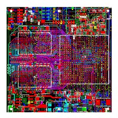 Technology Circuit Board Layout Pattern Banner And Sign 4  X 4  by Ket1n9