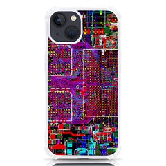 Technology Circuit Board Layout Pattern Iphone 13 Tpu Uv Print Case by Ket1n9