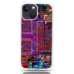 Technology Circuit Board Layout Pattern Iphone 13 Mini Tpu Uv Print Case by Ket1n9