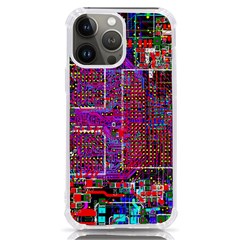 Technology Circuit Board Layout Pattern Iphone 13 Pro Max Tpu Uv Print Case by Ket1n9