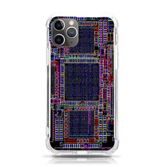 Cad Technology Circuit Board Layout Pattern Iphone 11 Pro 5 8 Inch Tpu Uv Print Case by Ket1n9